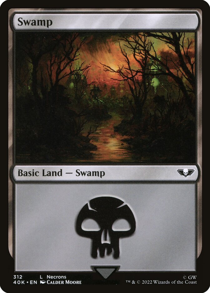 Swamp (312) - Warhammer 40,000 Commander (40K)