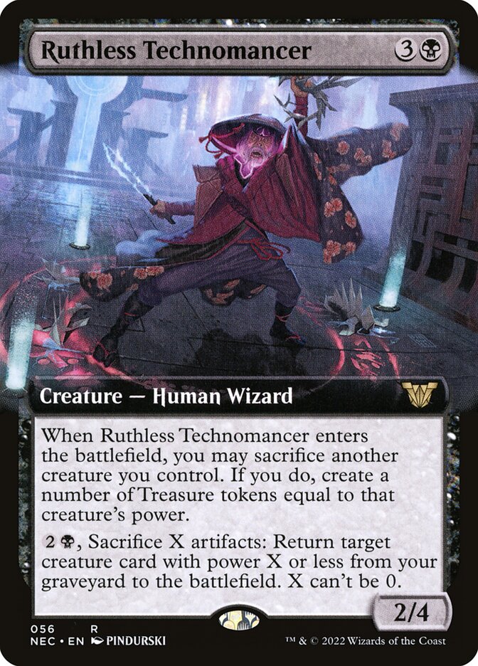 Ruthless Technomancer (56) - Neon Dynasty Commander (NEC)