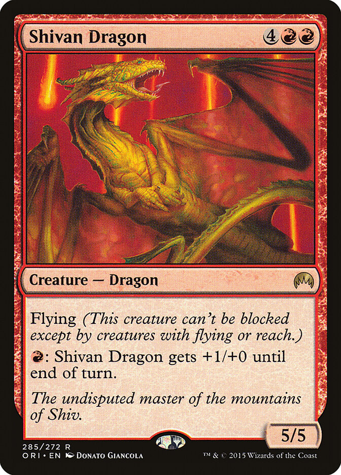 Shivan Dragon (285) - Magic Origins (ORI)