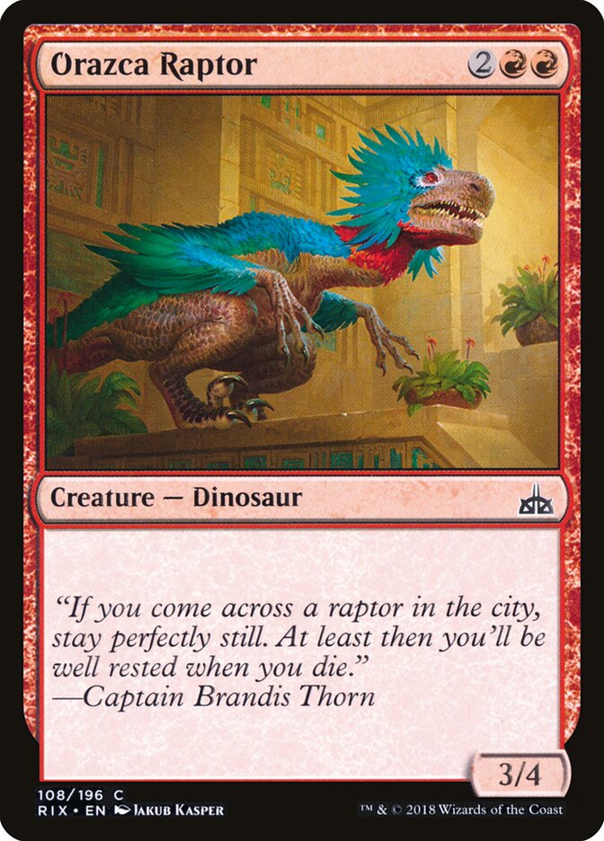 Orazca Raptor (108) - Rivals of Ixalan (RIX)