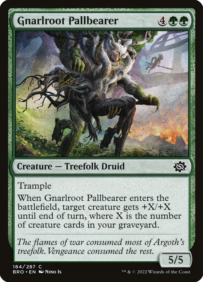 Gnarlroot Pallbearer (184) - The Brothers' War (BRO)