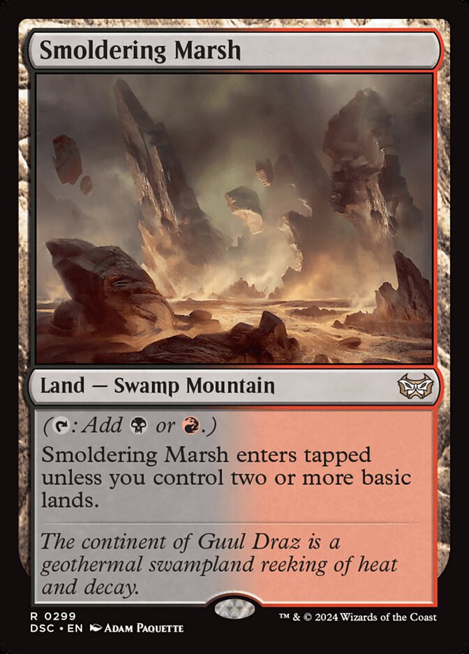 Smoldering Marsh (299) - Duskmourn: House of Horror Commander (DSC)