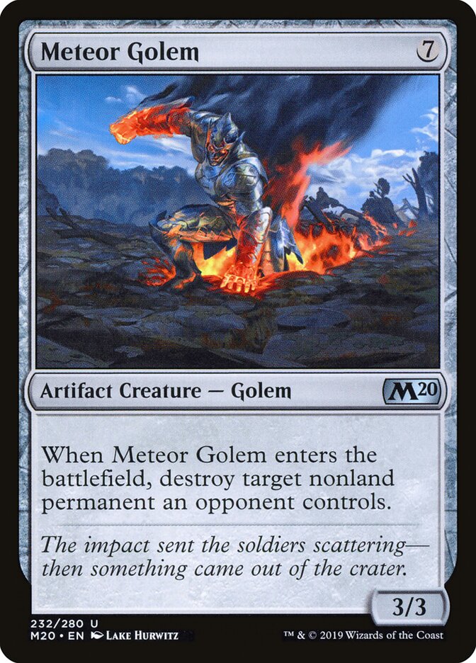 Meteor Golem (232) - Core Set 2020 (M20)