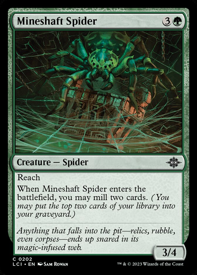 Mineshaft Spider (202) - The Lost Caverns of Ixalan (LCI)