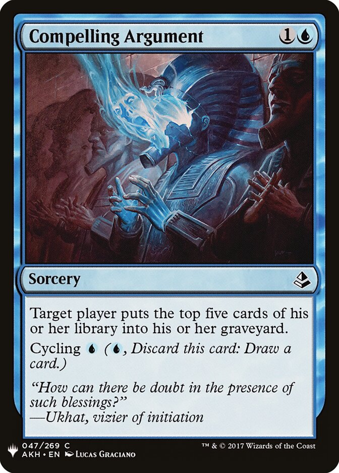 Compelling Argument (AKH-47) - The List (PLST)
