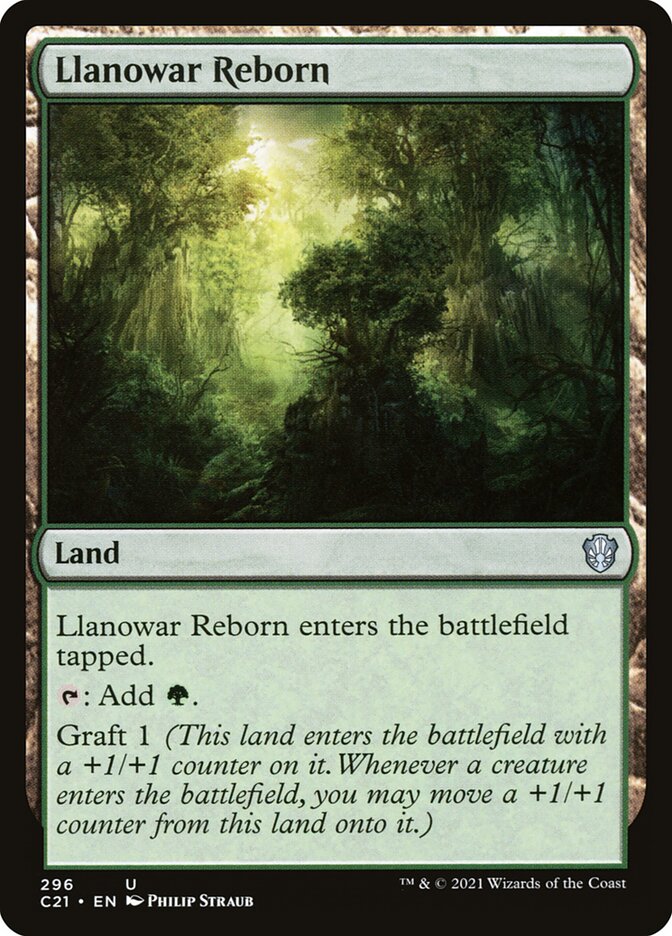 Llanowar Reborn (296) - Commander 2021 (C21)