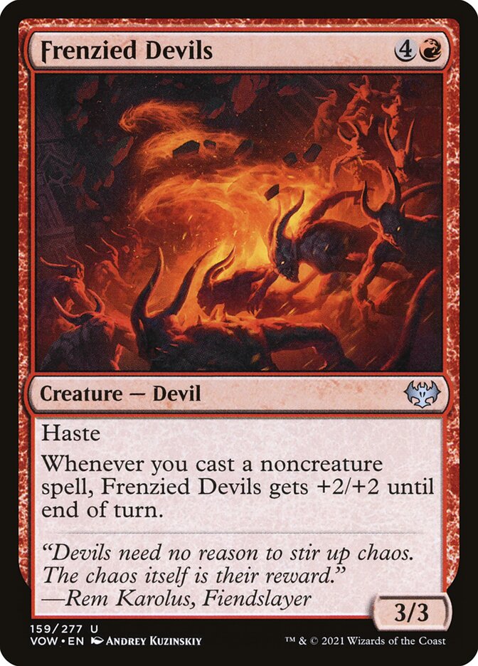 Frenzied Devils (159) - Innistrad: Crimson Vow (VOW)