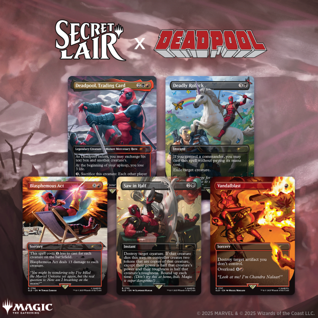 Secret Lair Drop: Secret Lair x Marvel's Deadpool: April Pool's Day! - Non-Foil Edition - Secret Lair Drop Series (SLD)