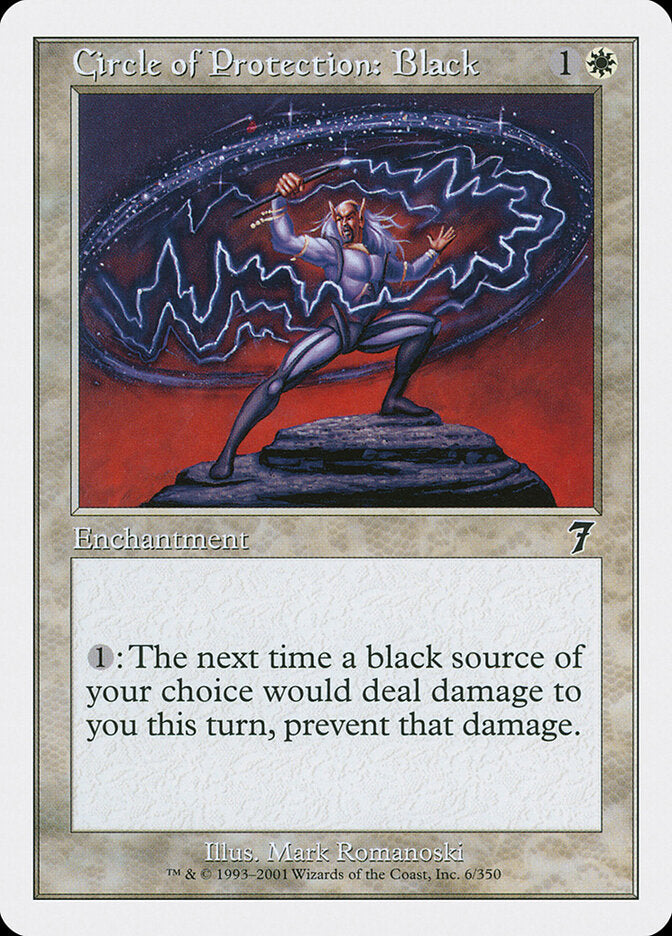 Circle of Protection: Black (6) - Seventh Edition (7ED)