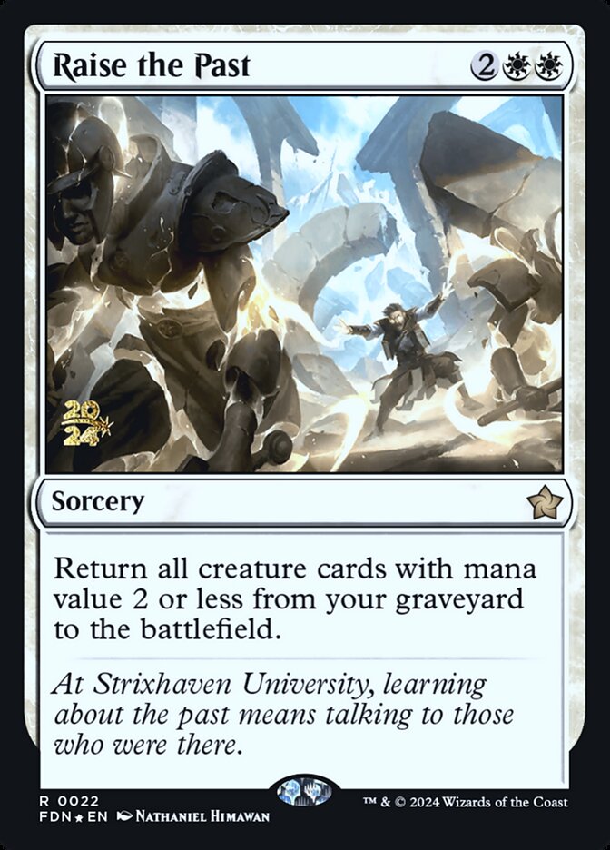 Raise the Past (22s) - Foundations Promos (PFDN)