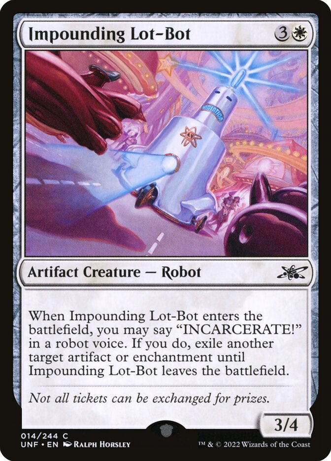 Impounding Lot-Bot (14) - Unfinity (UNF)