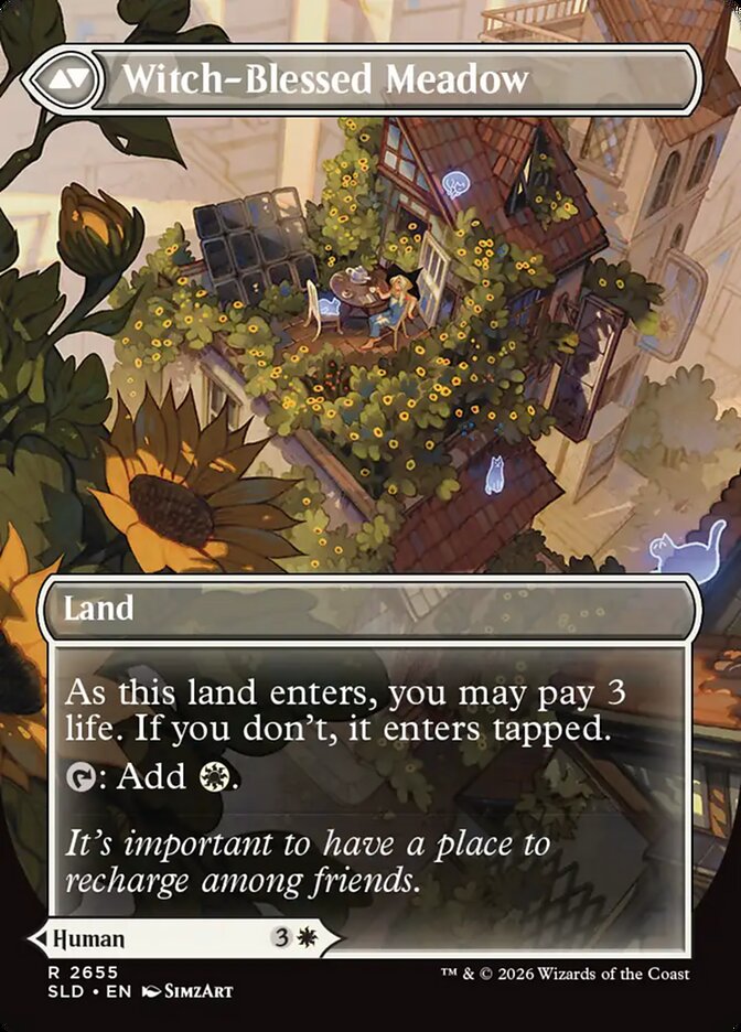 Witch Enchanter // Witch-Blessed Meadow (2655) - Secret Lair Drop (SLD)