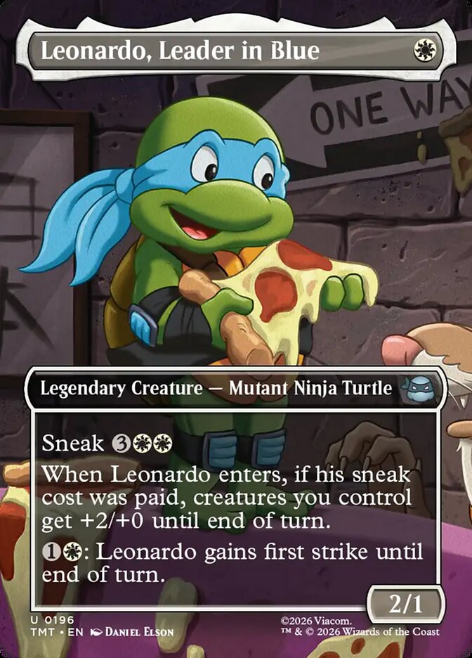 Leonardo, Leader in Blue (196) - Teenage Mutant Ninja Turtles (TMT)