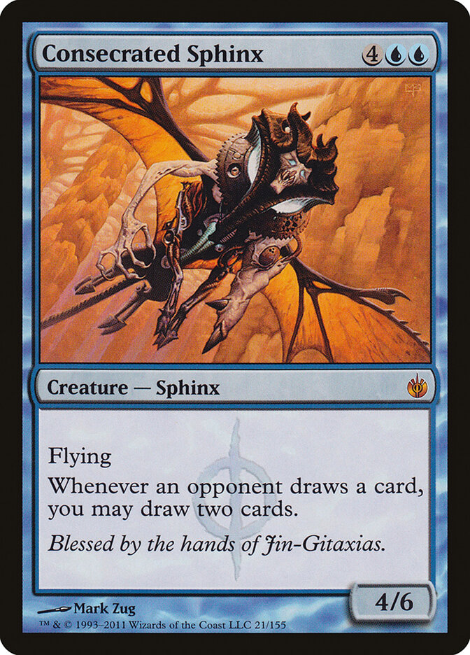 Consecrated Sphinx (21) - Mirrodin Besieged (MBS)