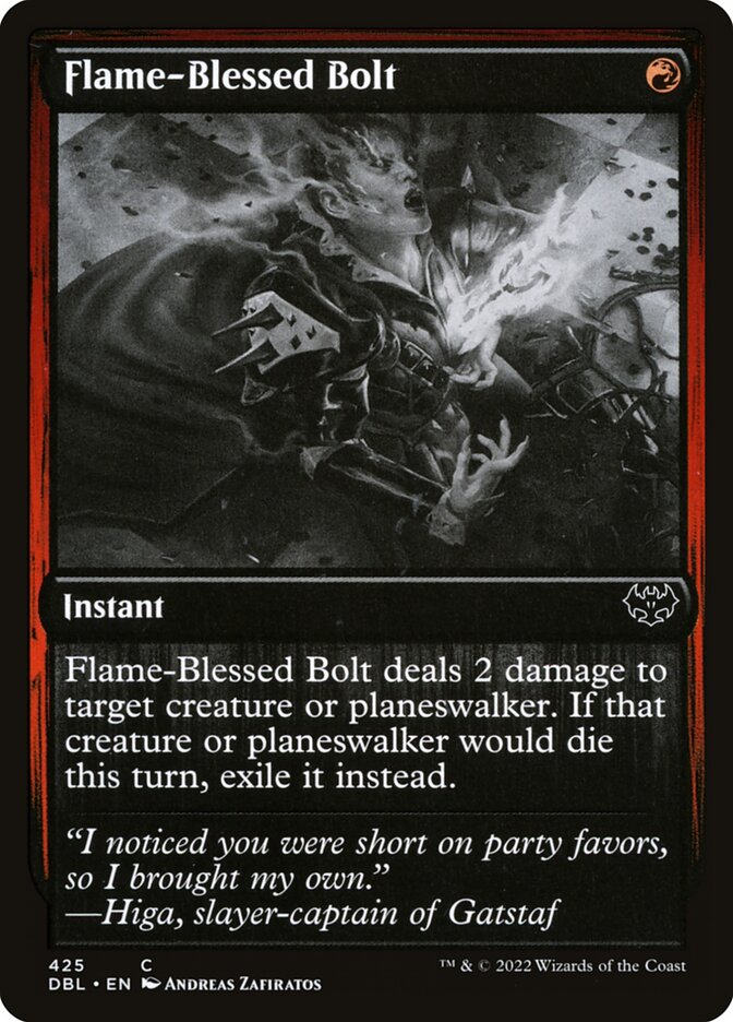Flame-Blessed Bolt - Innistrad: Double Feature (DBL)