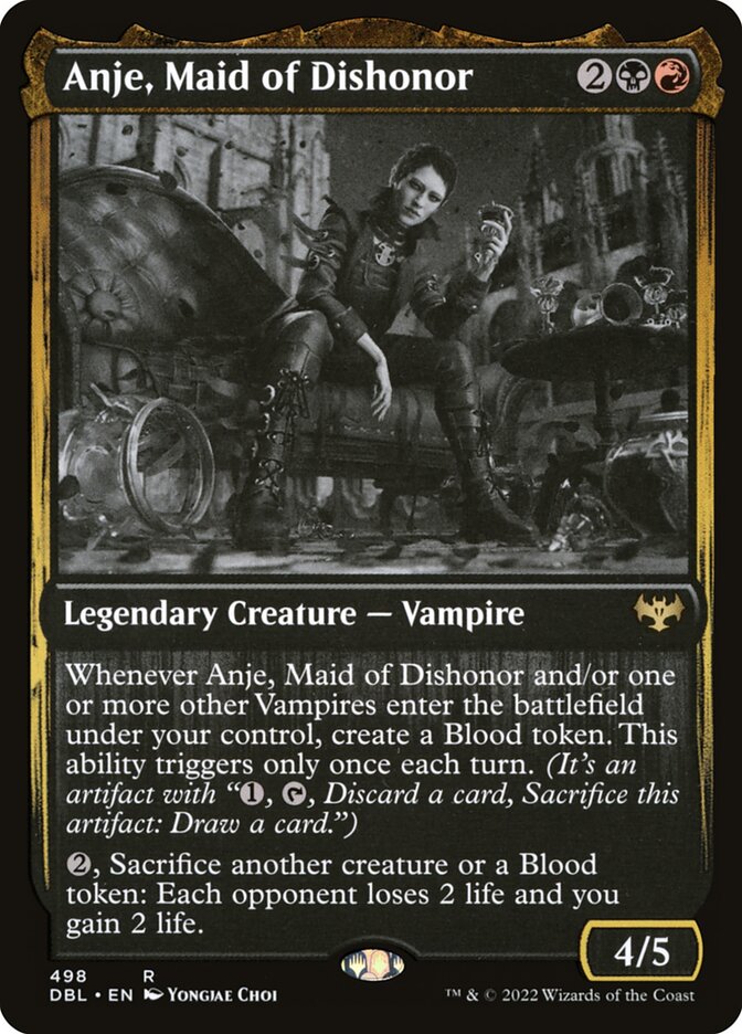 Anje, Maid of Dishonor (498) - Innistrad: Double Feature (DBL)