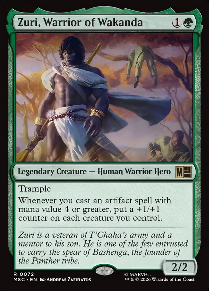 Zuri, Warrior of Wakanda (72) - Marvel Super Heroes Commander (MSC)