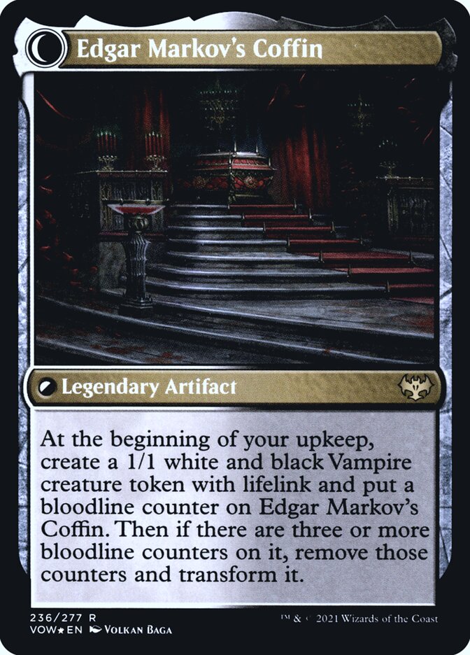 Edgar, Charmed Groom // Edgar Markov's Coffin (236s) - Innistrad: Crimson Vow Promos (PVOW)