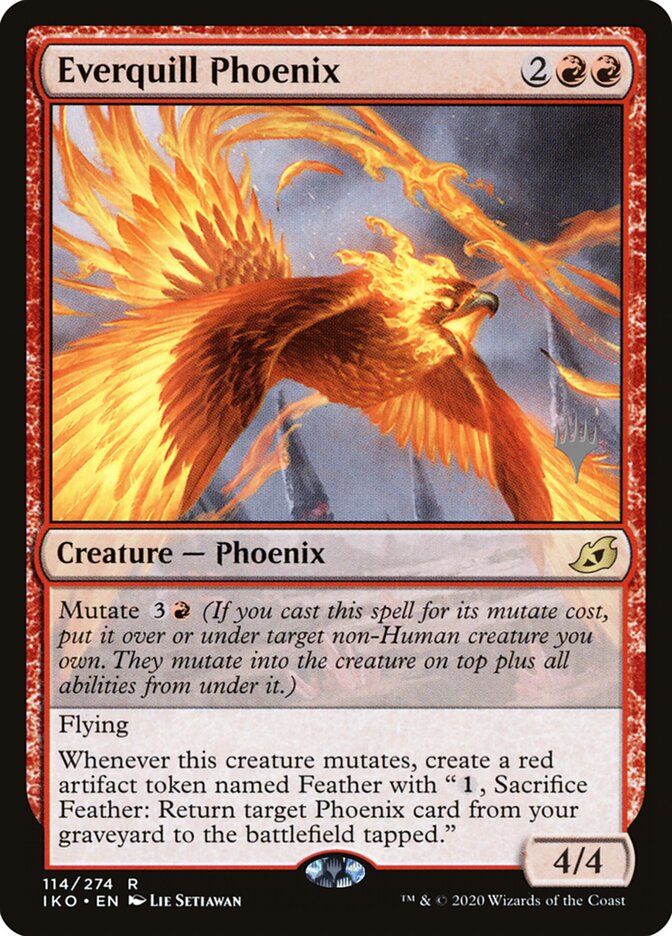 Everquill Phoenix (114p) - Ikoria: Lair of Behemoths Promos (PIKO)