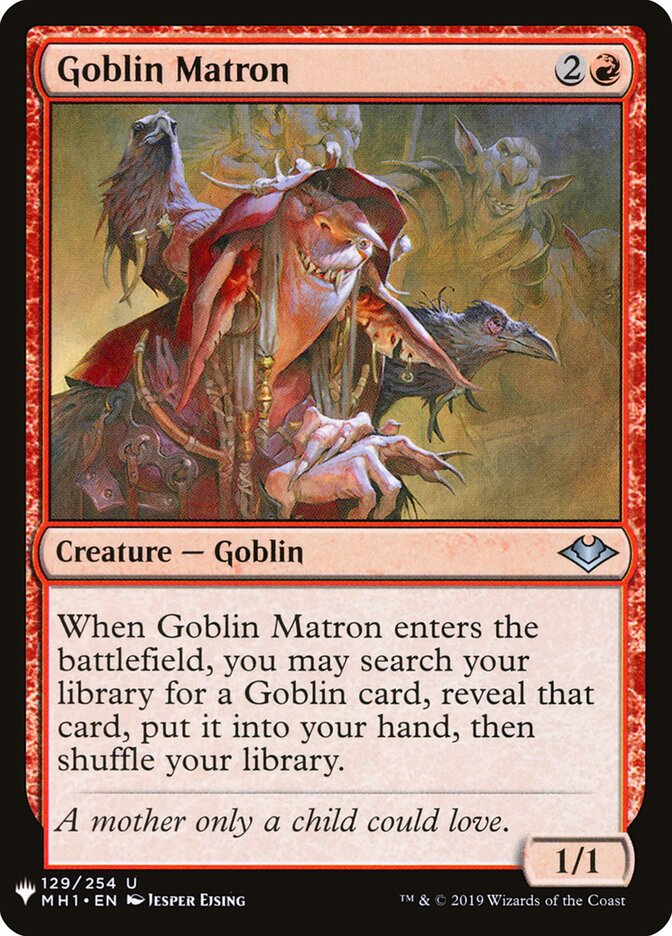 Goblin Matron (MH1-129) - The List (PLST)