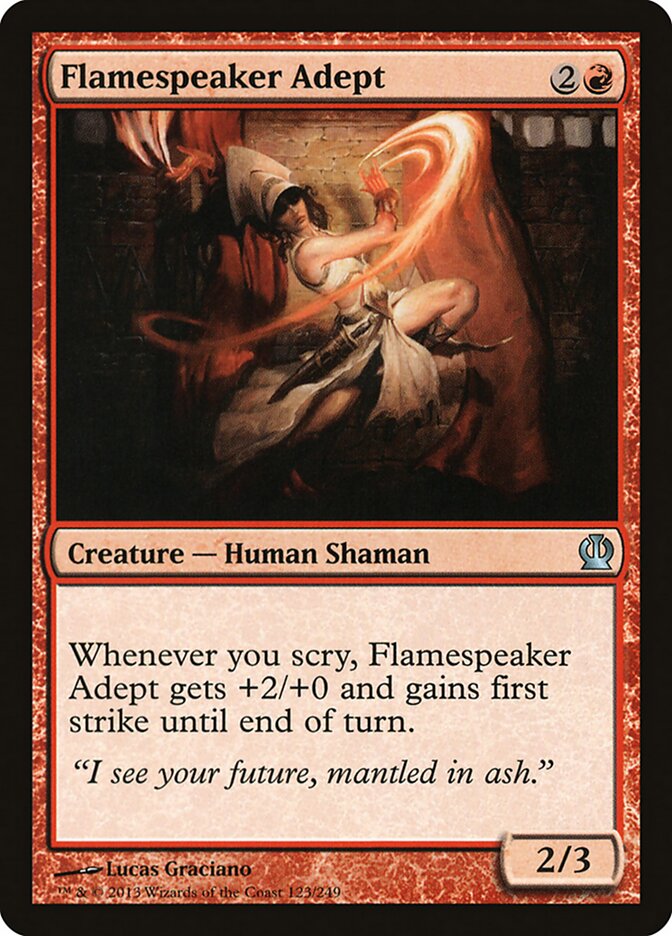 Flamespeaker Adept (123) - Theros (THS)