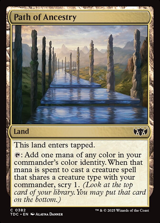 Path of Ancestry (382) - Tarkir: Dragonstorm Commander (TDC)