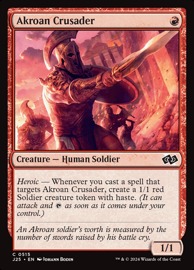 Akroan Crusader (515) - Foundations Jumpstart (J25)