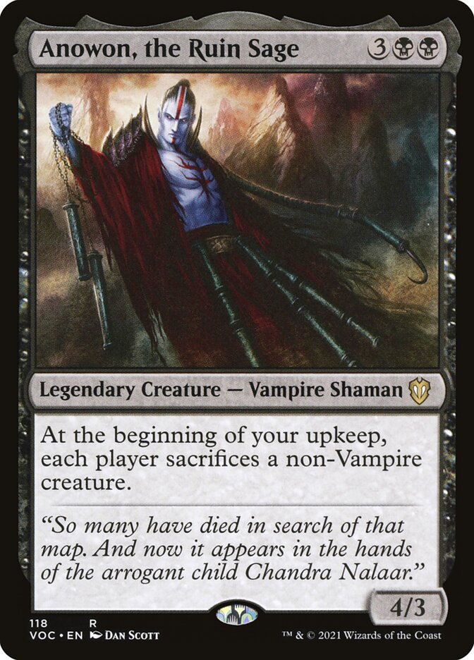 Anowon, the Ruin Sage (118) - Crimson Vow Commander (VOC)