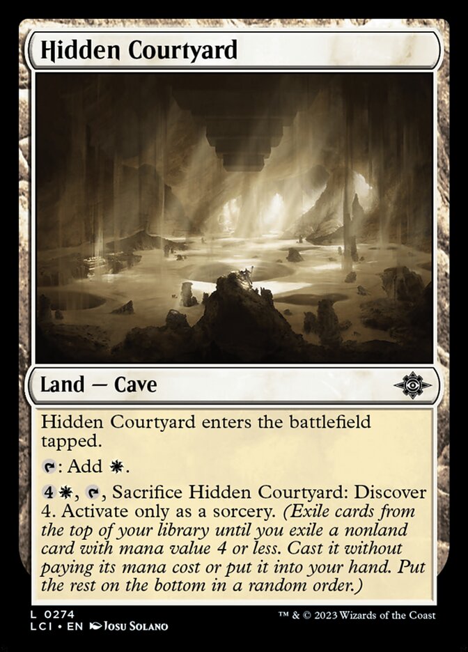 Hidden Courtyard (274) - The Lost Caverns of Ixalan (LCI)