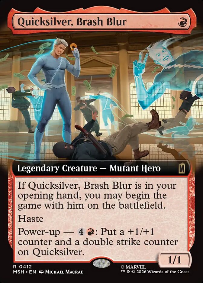 Quicksilver, Brash Blur (412) - Marvel Super Heroes (MSH)