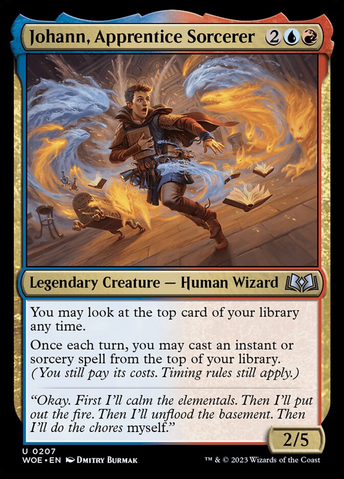 Johann, Apprentice Sorcerer (207) - Wilds of Eldraine (WOE)