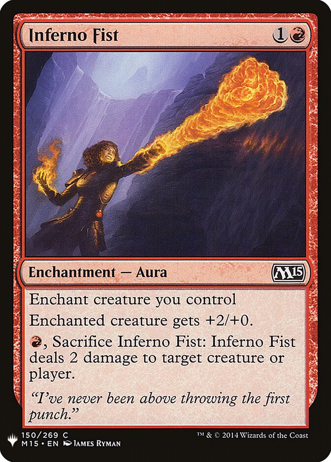 Inferno Fist (M15-150) - The List (PLST)