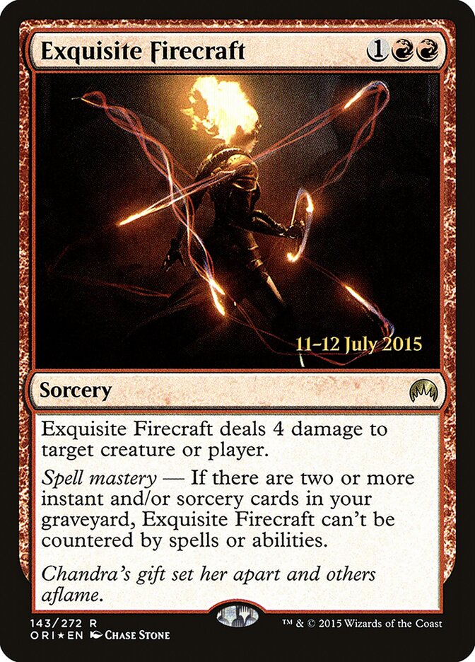 Exquisite Firecraft (143s) - Magic Origins Promos (PORI)