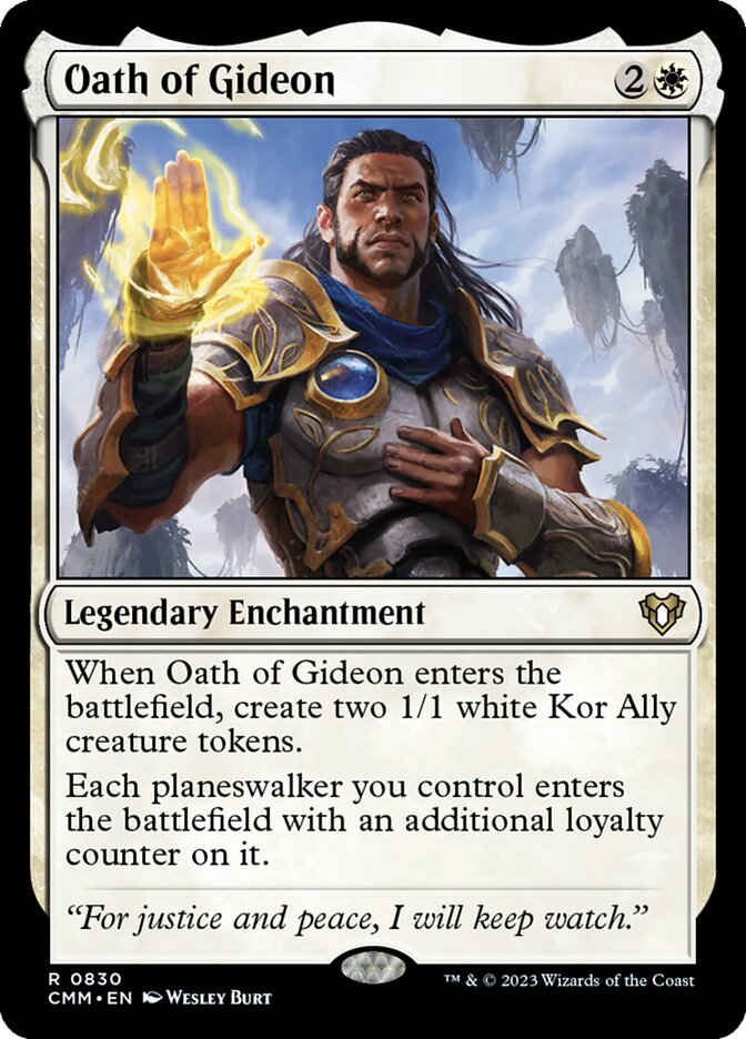 Oath of Gideon (830) - Commander Masters (CMM)