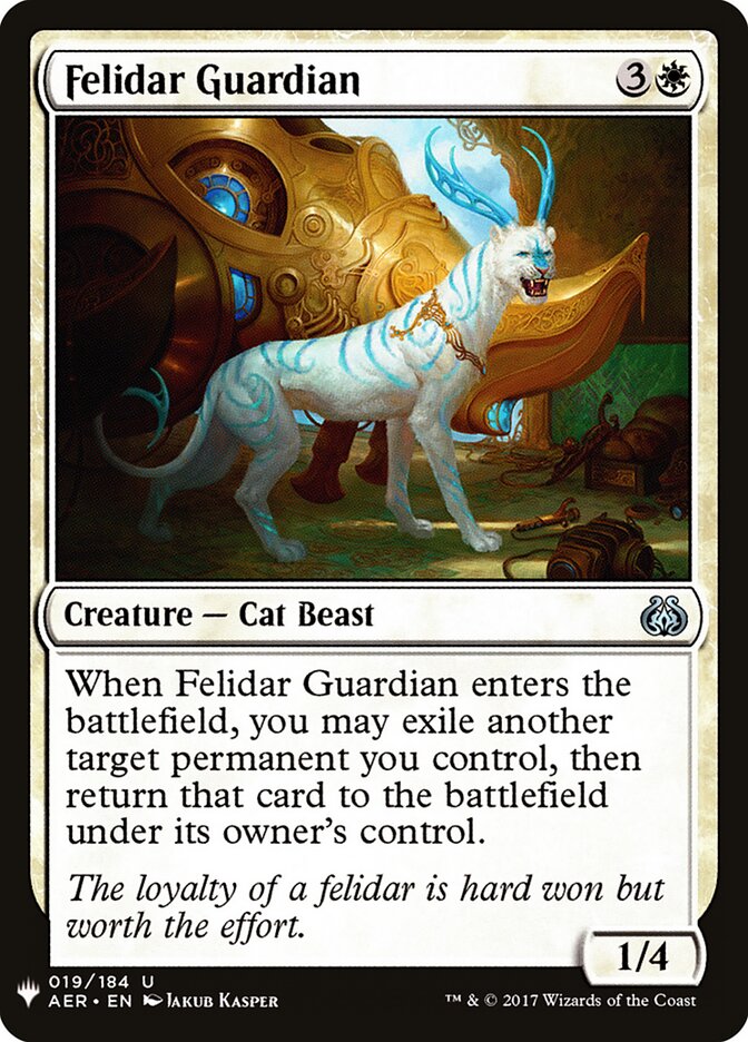 Felidar Guardian (AER-19) - The List (PLST)