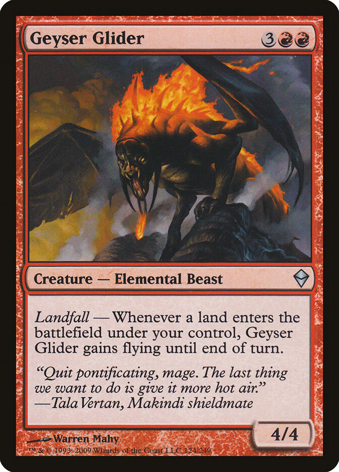 Geyser Glider (124) - Zendikar (ZEN)