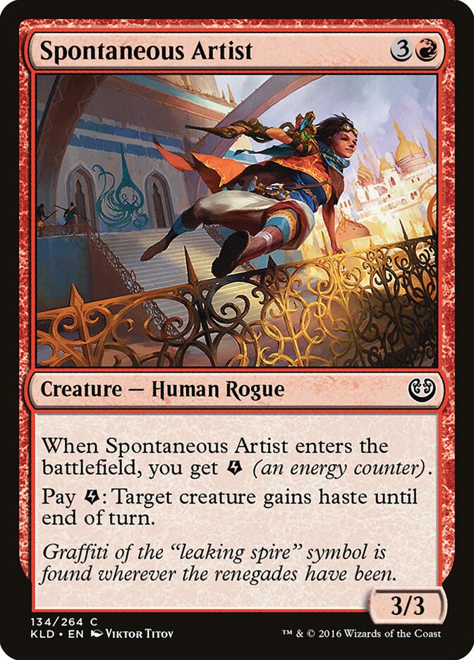 Spontaneous Artist (134) - Kaladesh (KLD)