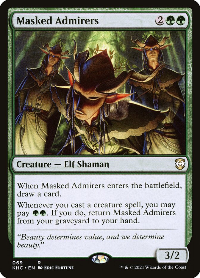 Masked Admirers (69) - Kaldheim Commander (KHC)