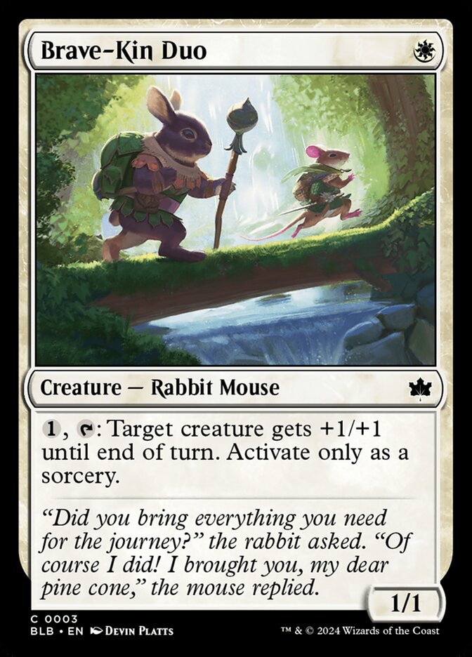 Brave-Kin Duo (3) - Bloomburrow (BLB)