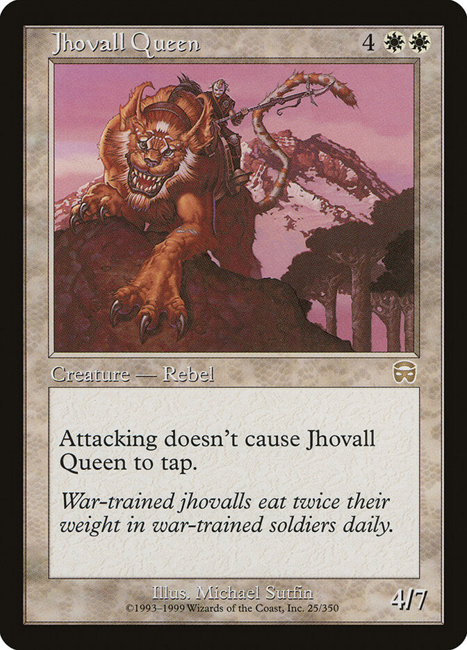 Jhovall Queen (25) - Mercadian Masques (MMQ)