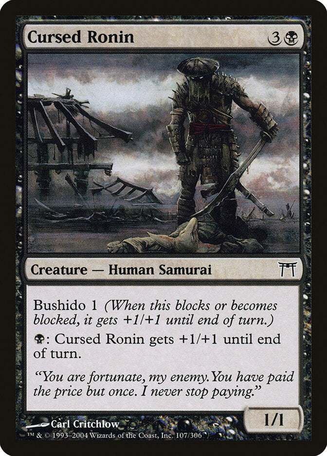 Cursed Ronin (107) - Champions of Kamigawa (CHK)