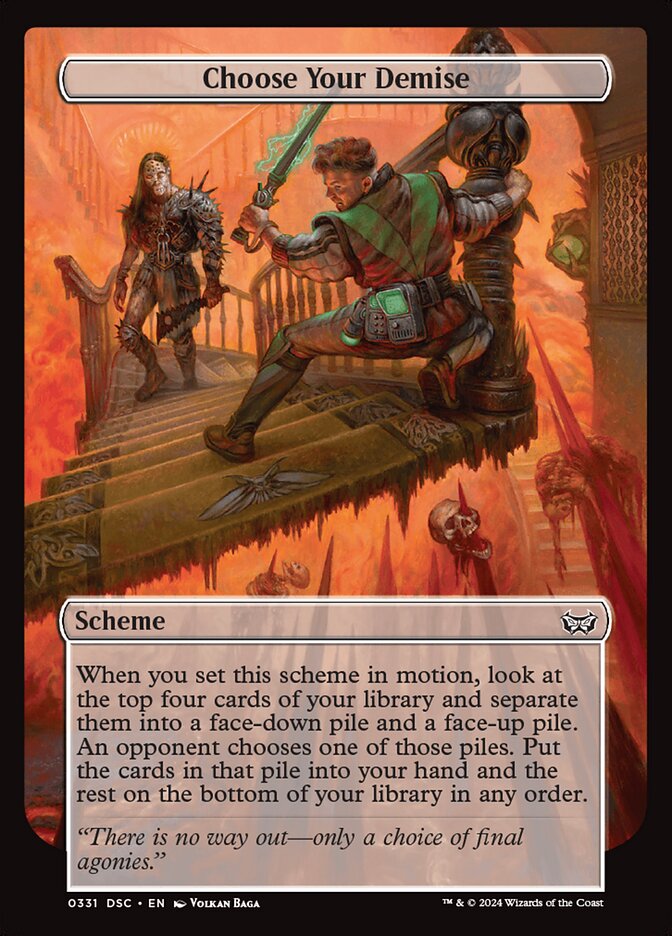 Choose Your Demise (331) - Duskmourn: House of Horror Commander (DSC)
