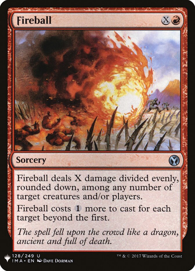Fireball (IMA-128) - The List (PLST)