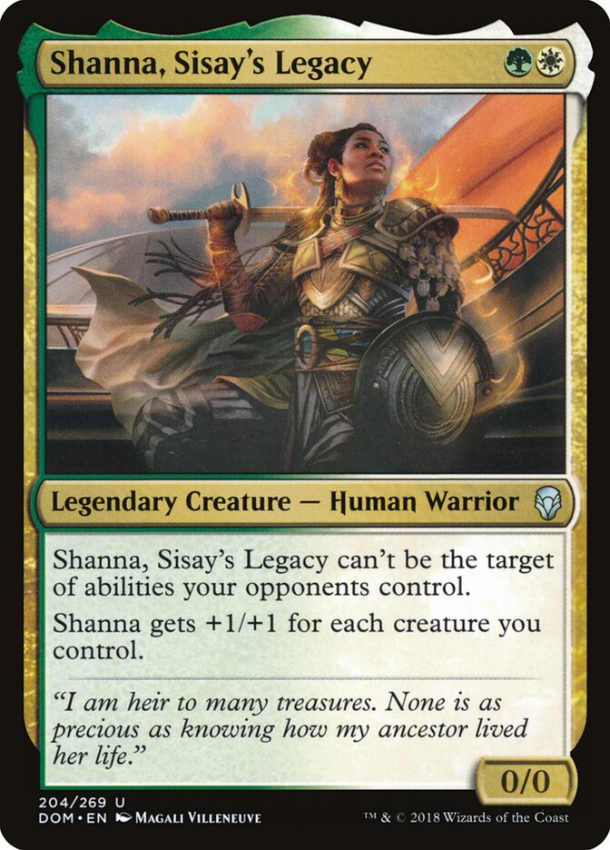 Shanna, Sisay's Legacy (204) - Dominaria (DOM)