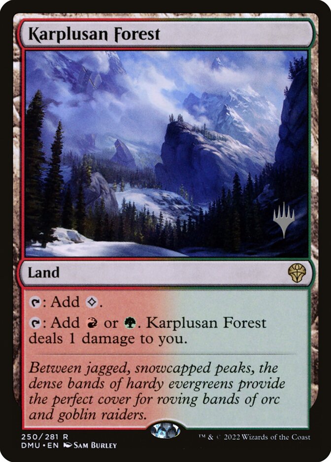 Karplusan Forest (250p) - Dominaria United Promos (PDMU)
