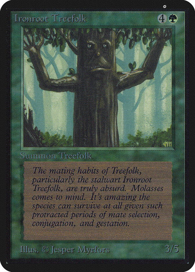 Ironroot Treefolk (203) - Limited Edition Alpha (LEA)