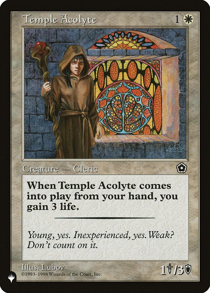 Temple Acolyte (P02-23) - The List (PLST)