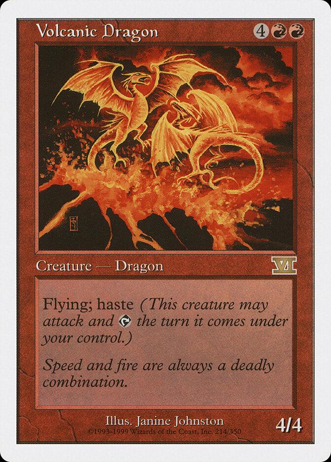 Volcanic Dragon (214) - Classic Sixth Edition (6ED)