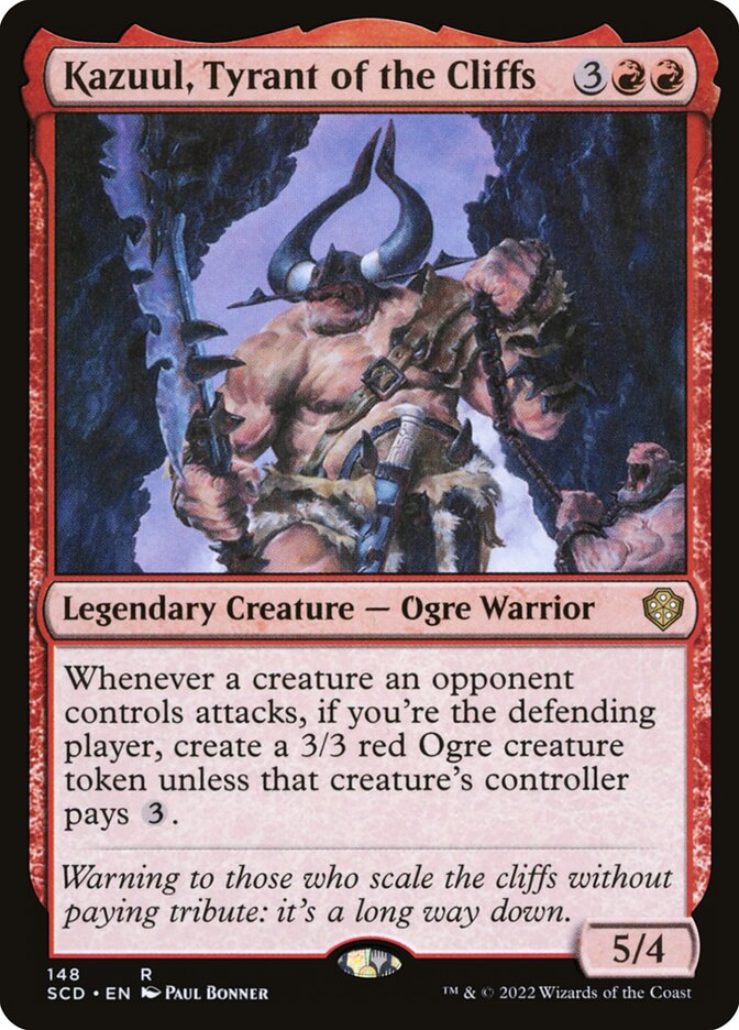 Kazuul, Tyrant of the Cliffs (148) - Starter Commander Decks (SCD)