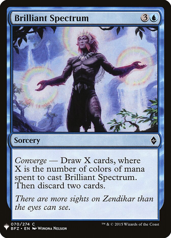 Brilliant Spectrum (BFZ-70) - The List (PLST)